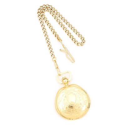 Charles Hubert Gold Finish Brass with Shield Pocket Watch XWA2763, MPN: XWA2763, 811233016054