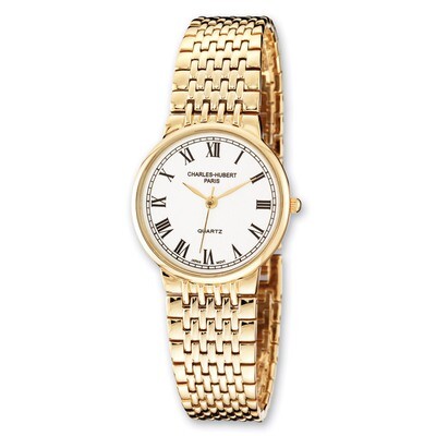 Charles Hubert Gold Finish Brass 33mm Watch Men&#39;s XWA2713, MPN: XWA2713, 811233016429