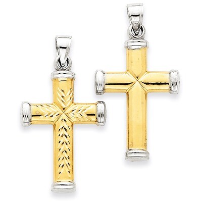 Reversible Cross 14k Gold K3638, MPN: K3638, 883957901763