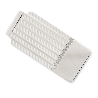 Money Clip 14k White Gold MC48, MPN: MC48, 883957027555