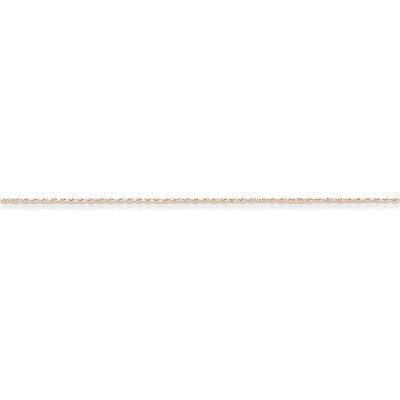 1mm Diamond-cut Rope 14k Rose Gold R010-7, MPN: R010-7, 886774994079