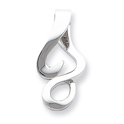 Fits up to 10mm Regular &amp; 8mm Fancy Reversible Fancy Omega S 14k White Gold SLW128, MPN: SLW128, 19…