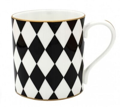 Halcyon Days Parterre Black Mug BCPAR02MGG, MPN: BCPAR02MGG, 0