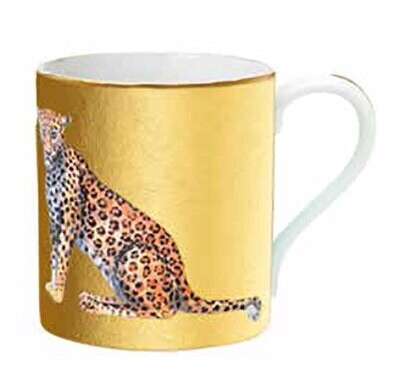 Halcyon Days MW Leopard Gold Mug BCMWL16MGG, MPN: BCMWL16MGG,