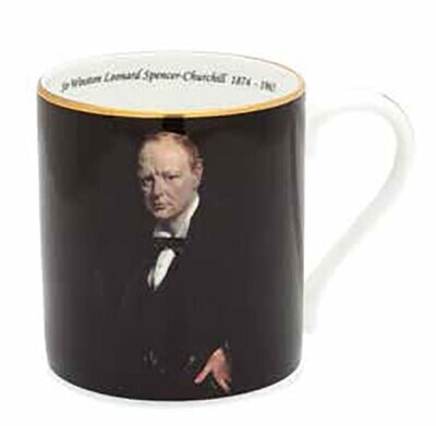 Halcyon Days Sir Winston Churchill by Orpen Mug BCSWC02MGG, MPN: BCSWC02MGG,