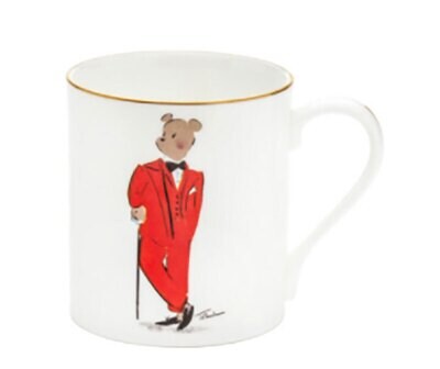 Halcyon Days Hal the Bear White Mug BCHAC03MGGE, MPN: BCHAC03MGGE, 5056327802754