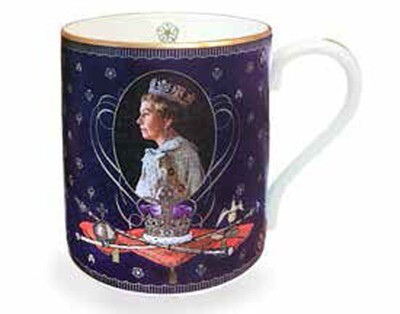 Halcyon Days 65th Anniversary of the Coronation Mug BCAOC11MGG, MPN: BCAOC11MGG,