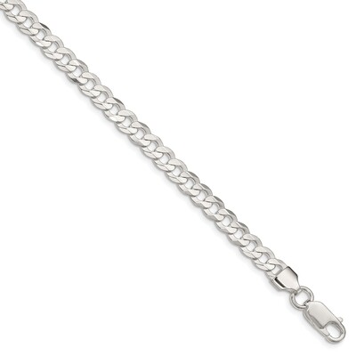 22 Inch 5.65mm Concave Beveled Curb Chain Sterling Silver QCBC150-22, MPN: QCBC150-22, 886774037882