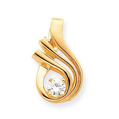Peg Holds 6mm Stone, Slide Mounting 14k Gold XS241, MPN: XS241,