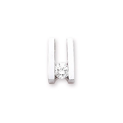 Holds 5.25mm Stone, Slide Mounting 14k White Gold XSW60, MPN: XSW60,