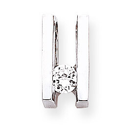 Holds 4.1mm Stone, Slide Mounting 14k White Gold XSW59, MPN: XSW59,