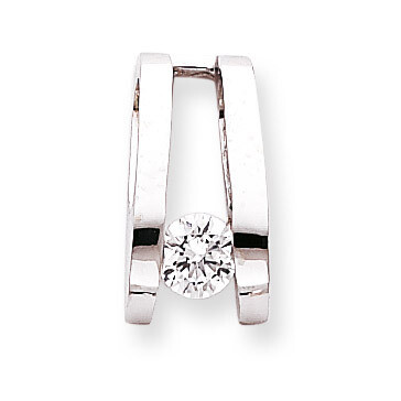 Holds 6mm Stone, Slide Mounting 14k White Gold XSW57, MPN: XSW57,
