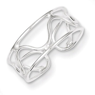 Wave Toe Ring Sterling Silver QR1937, MPN: QR1937, 883957184678