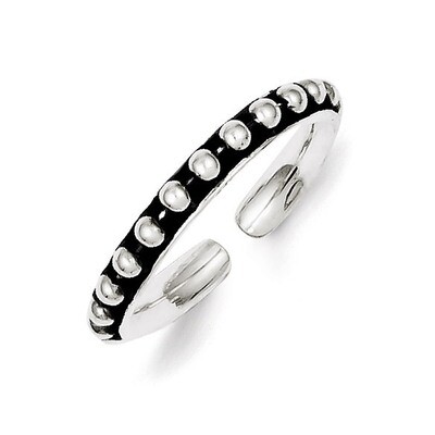 Toe Ring Sterling Silver QR471, MPN: QR471, 883957465272