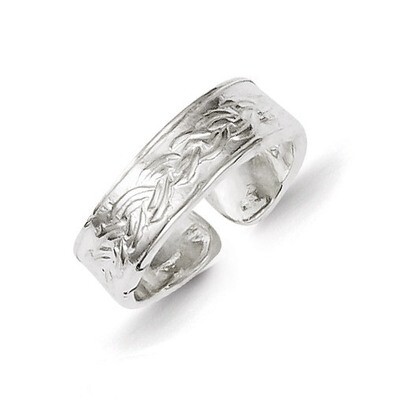 Toe Ring Sterling Silver QR619, MPN: QR619, 883957252797