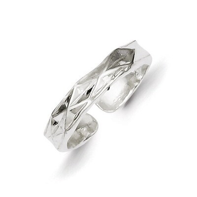 Toe Ring Sterling Silver QR627, MPN: QR627, 883957252841