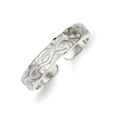 Toe Ring Sterling Silver QR628, MPN: QR628, 883957252858