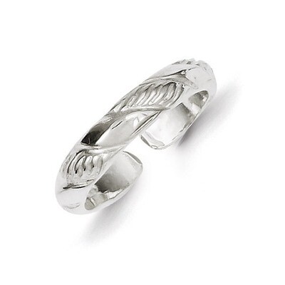 Toe Ring Sterling Silver QR629, MPN: QR629, 883957252865