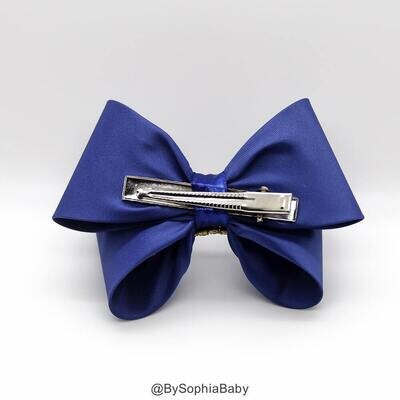 Royal Blue Hair Clip Blue Bow Hair Clip Bow Hair Clip Toddler Blue Hair Clip Girls Bow Hair Clip Big Bow Hair Clip 1004