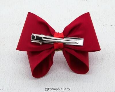 Red Bow Red Bow Hair Clip Bow Hair Clip Toddler Red Hair Clip Girls Bow Hair Clip Big Bow Hair Clip Red hair Bow 1004