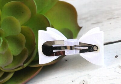 Baby White Bow Newborn Baby Bow Yellow Baby Hair Bow Small Baby Bow Hair Clip Flower Girl Baby Small Hair Bow Yellow Baby Bow 1484