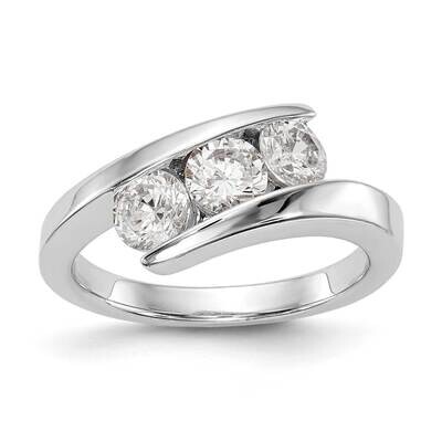 3-Stone Diamond Band 14k White Gold RM3413B-100-WAA, MPN: RM3413B-100-WAA,
