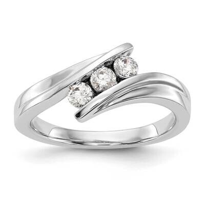 3-Stone Diamond Band 14k White Gold RM3412B-033-WAA, MPN: RM3412B-033-WAA,