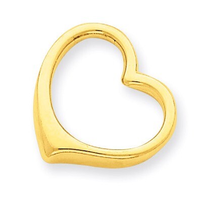 3-D Floating Heart Slide 14k Gold C2918, MPN: C2918, 637218062003