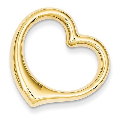 Heart Hollow Pendant Slide 14k Gold K4663, MPN: K4663, 869786156451