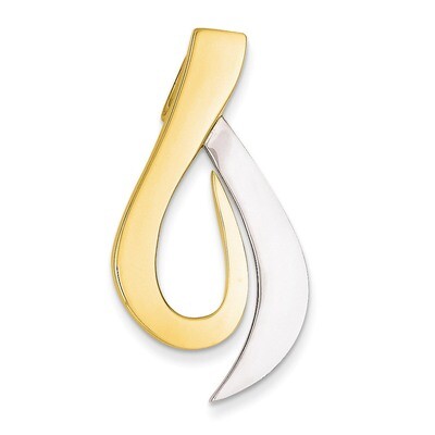 Fits up to 6mm Omega, 8mm Reversible, Omega Slide 14k Two-Tone Gold SL245, MPN: SL245, 883957483962