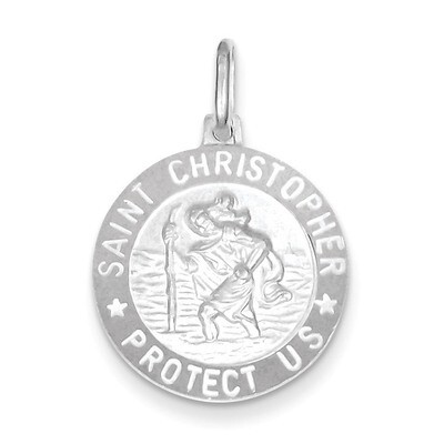 Saint Christopher Medal Sterling Silver QC1982, MPN: QC1982, 883957905808