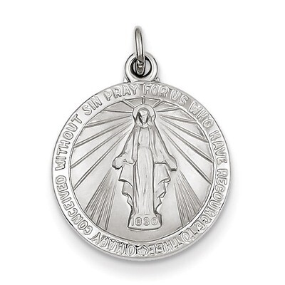 Miraculous Medal Sterling Silver QC3481, MPN: QC3481, 886774107844