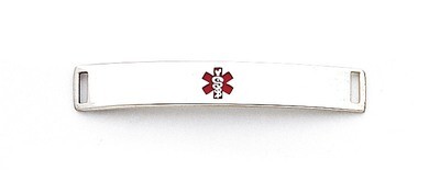 Medical ID Plate Sterling Silver XSM70, MPN: XSM70, 883957274898