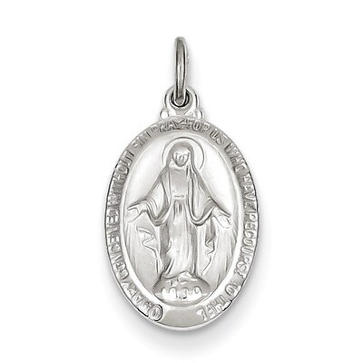 Miraculous Medal Sterling Silver QC3487, MPN: QC3487, 886774107882