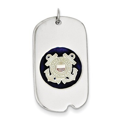 US Coast Guard Dog Tag Sterling Silver XSM133, MPN: XSM133, 883957273013