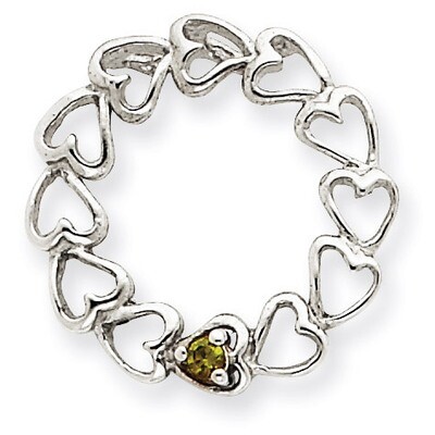 1 Birthstone Family Pendant 14k White Gold XMPW53/1, MPN: XMPW53/1, 883957861630