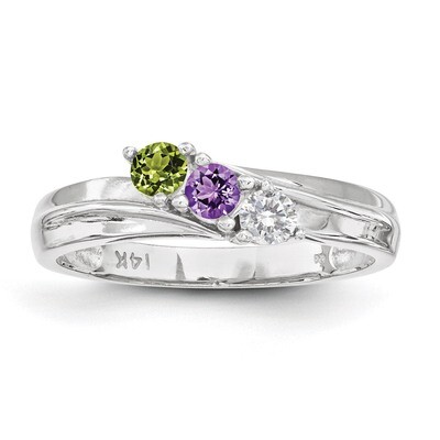 3 Birthstones Mother&#39;s Ring Sterling Silver XMR10/3SS, MPN: XMR10/3SS, 191101537929