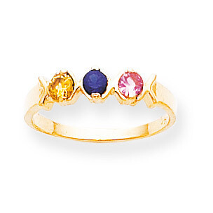 3 Birthstones Mothers Ring 14k Gold Polished XMR17/3, MPN: XMR17/3, 191101538391