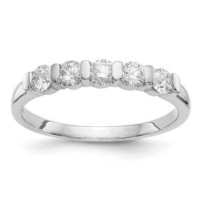 5-Stone Diamond Band 14k White Gold RM3285B-047-WAA, MPN: RM3285B-047-WAA,