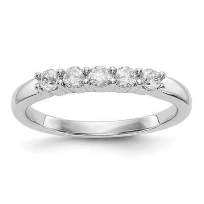 5-Stone Diamond Band 14k White Gold RM3286B-030-WAA, MPN: RM3286B-030-WAA, 191101809422