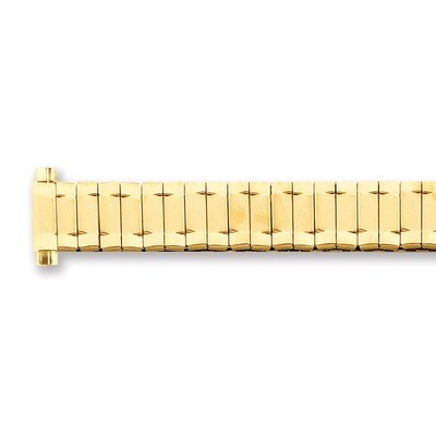 Long 9-13mm Yellow-tone Expansion Watch Band Ladies BA164L, MPN: BA164L, 883957008660