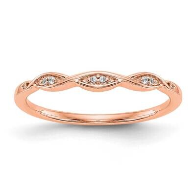Diamond Wedding Band 14k Rose Gold RM2890B-002-RAA, MPN: RM2890B-002-RAA,