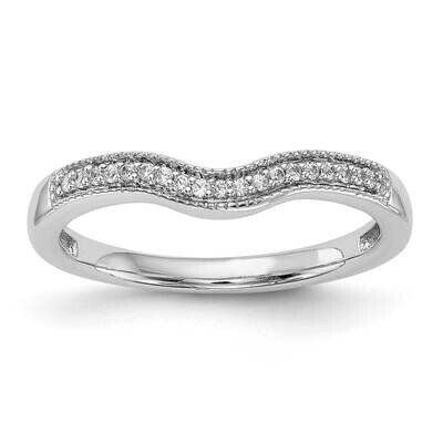 Diamond Wedding Band 14k White Gold RM2893B-008-WAA, MPN: RM2893B-008-WAA,