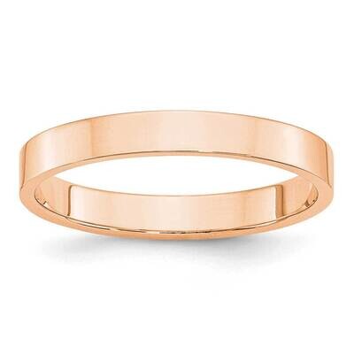 3mm Flat Band 10k Rose Gold 1RFLL030, MPN: 1RFLL030, 191101690648