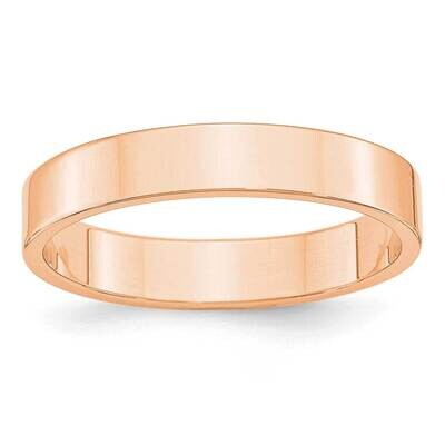 4mm Flat Band 10k Rose Gold 1RFLL040, MPN: 1RFLL040, 191101690419