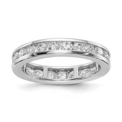 Polished 1.5ct Channel Diamond Eternity Band 14k White Gold ET0009-150-7W4, MPN: ET0009-150-7W4,