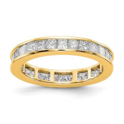 2ct Princess Channel Set Diamond Eternity Band 14k Gold Polished  ET0010-200-7Y4, MPN: ET0010-200-7…