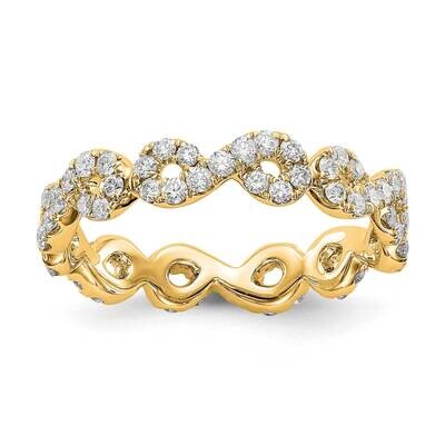 Infinity Shared U Prong 14k Gold Polished  ET0012-085-7Y4, MPN: ET0012-085-7Y4, 191101886317