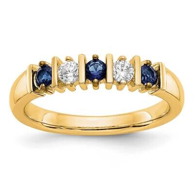 Diamond with Sapphire Band 14k Yellow Gold RM3289B-SA-019-YAA, MPN: RM3289B-SA-019-YAA,
