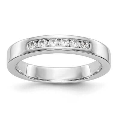 6-Stone Diamond Channel Band 14k White Gold RM3292B-023-WAA, MPN: RM3292B-023-WAA,